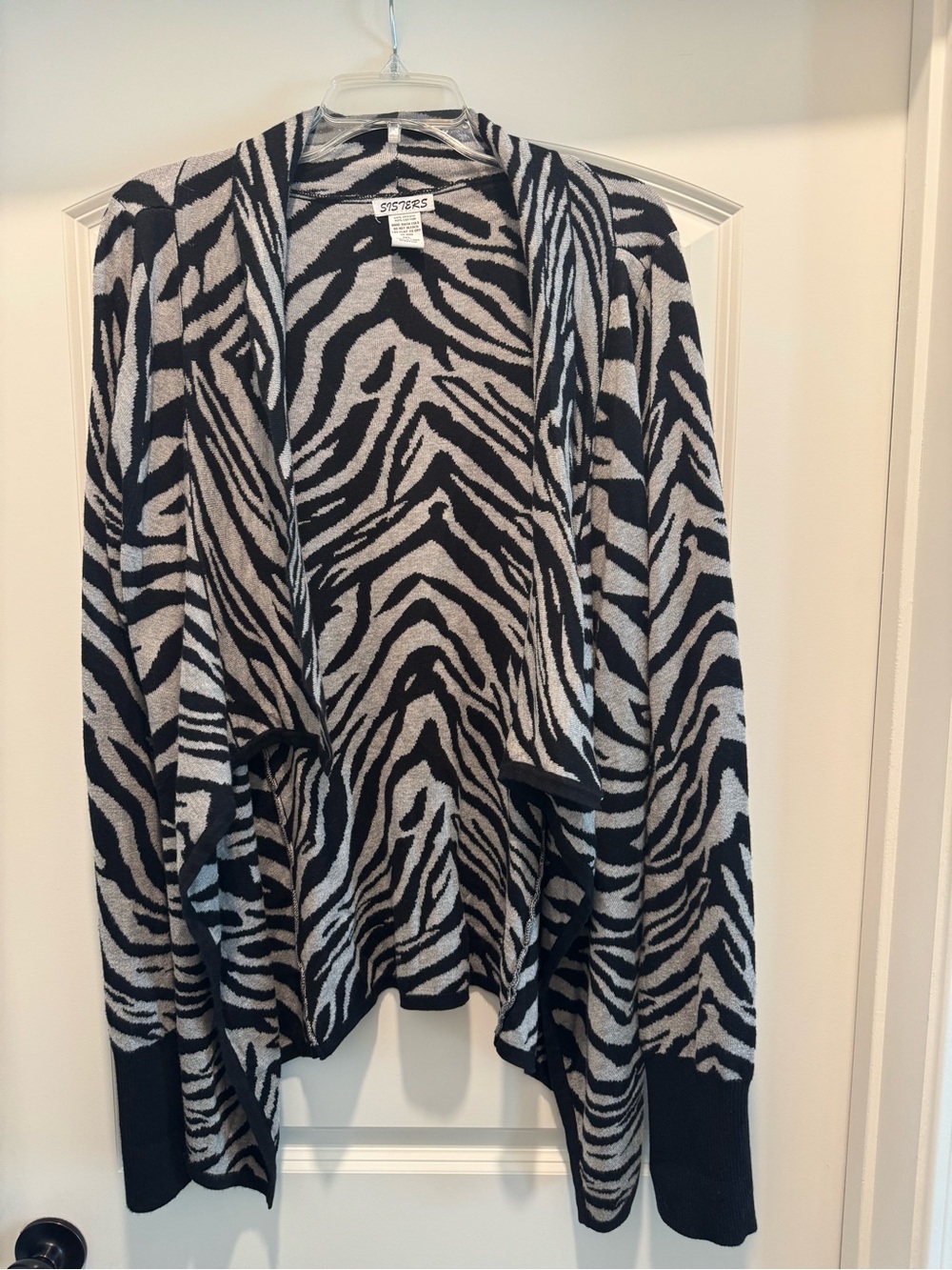 Sisters Zebra Cardigan